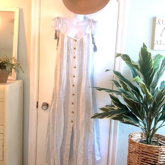 blue island Dresses & Skirts - Blue Island Sundress or Coverup Size Small